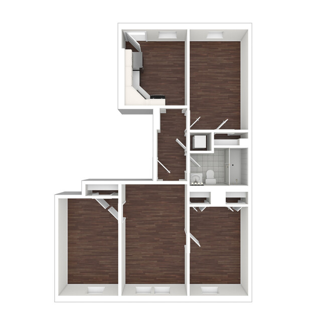 Floorplan - Clearway Apartments