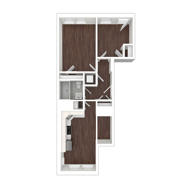 Floorplan - Clearway Apartments