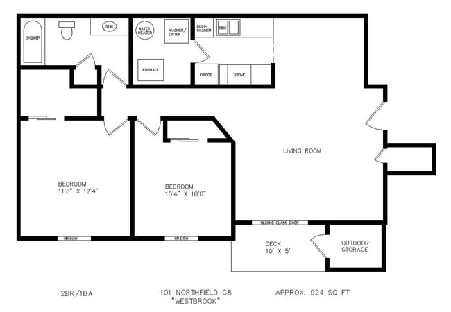 Floorplan - North Rock Apartments
