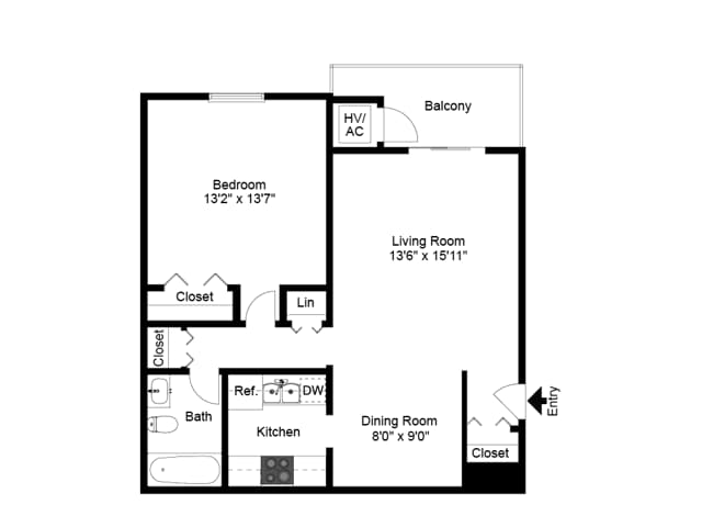 One Bedromm - Fairway Park Apartments & Townhomes