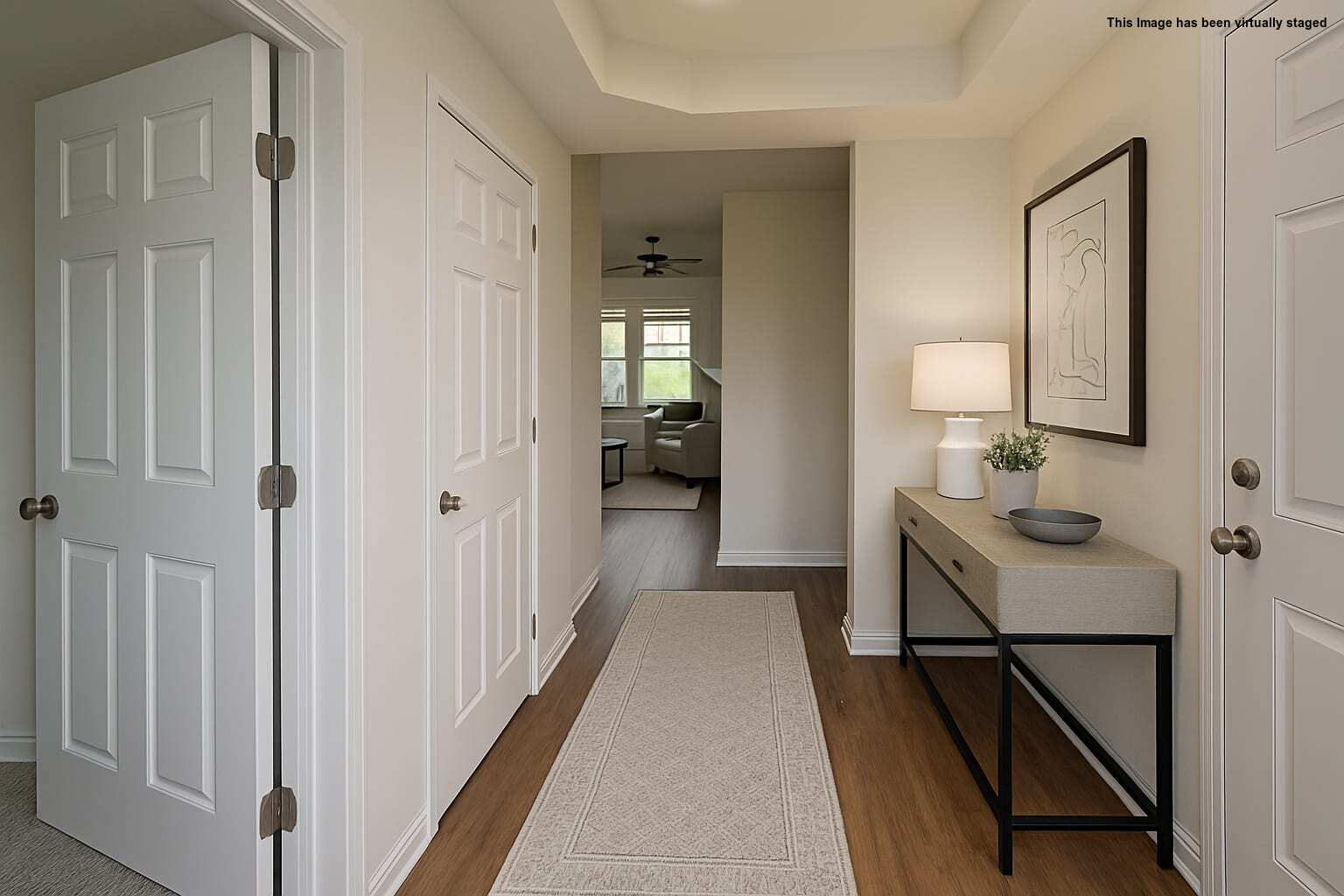 Hallway, 1st bedroom on left - 5300 Harbour Pointe Blvd