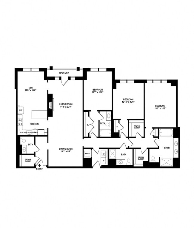 Floorplan - The Woodley