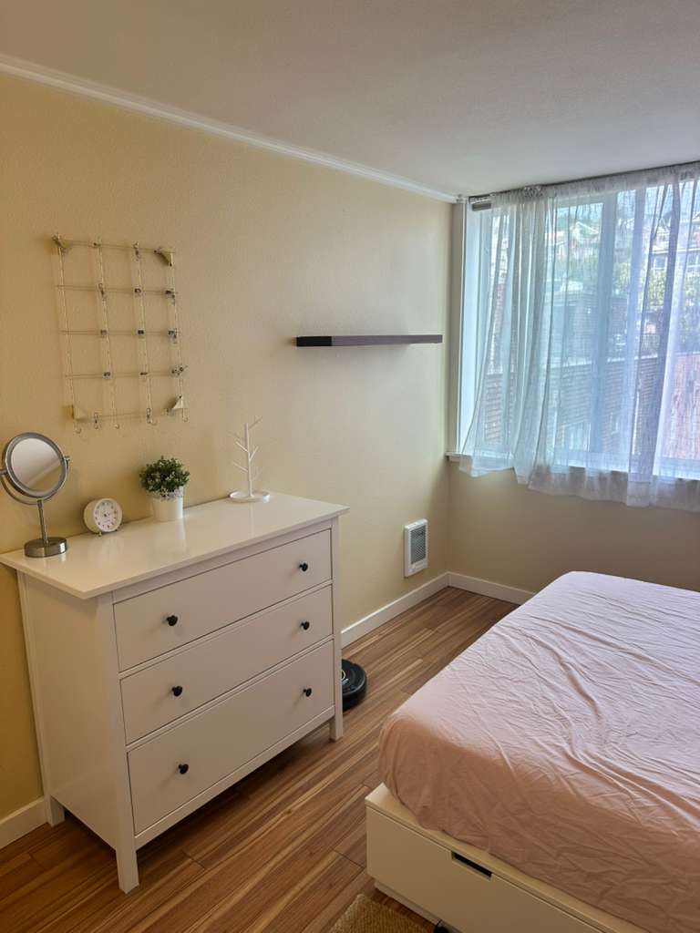 Bedroom, includes remote control black out blinds - 626 4th Ave W