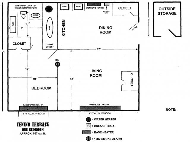 1BR/1BA - Tenino Terrace