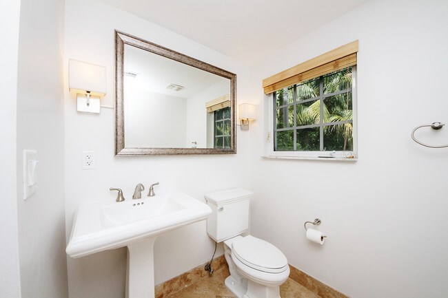 1/2 bathroom for guests - 243 Meridian Ave