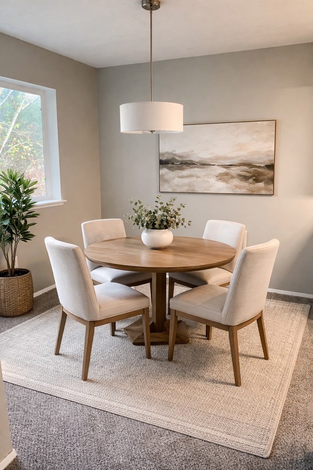 dining area with views of trees out back - 10620 SW Davies Rd