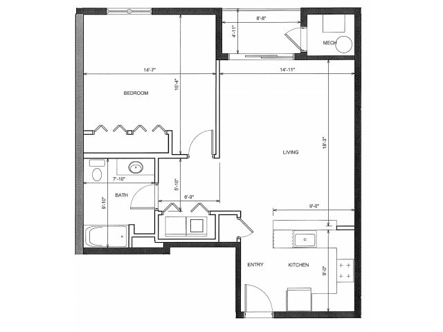 1BR/1BA - Sofi Danvers