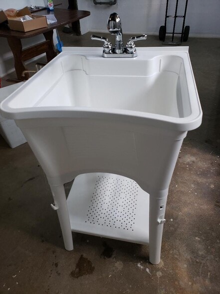 New Utility Sink and Faucets - 4525 Roth Ave