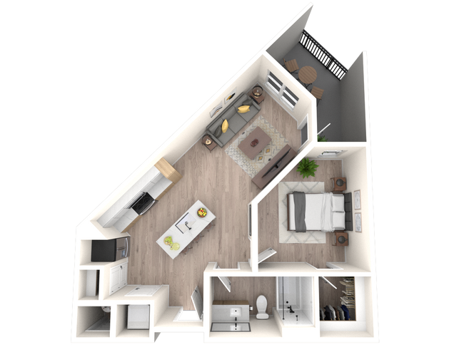 Floorplan - Tempo at Nine Mile Station Apartments