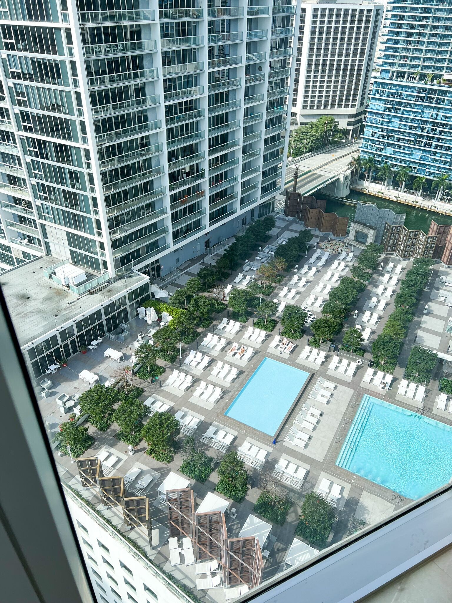 View from the main bedroom - 1331 Brickell Bay Dr