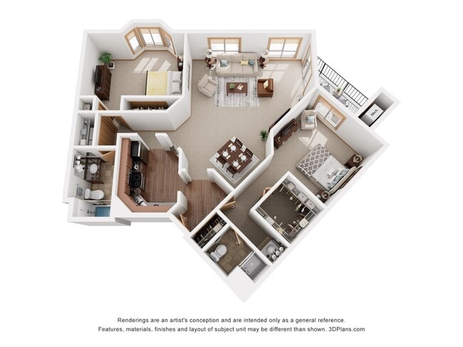 Floorplan - Crosby Pointe Apartments