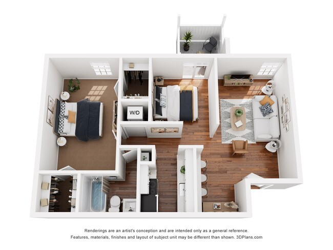 Floorplan - The Daphne Apartments