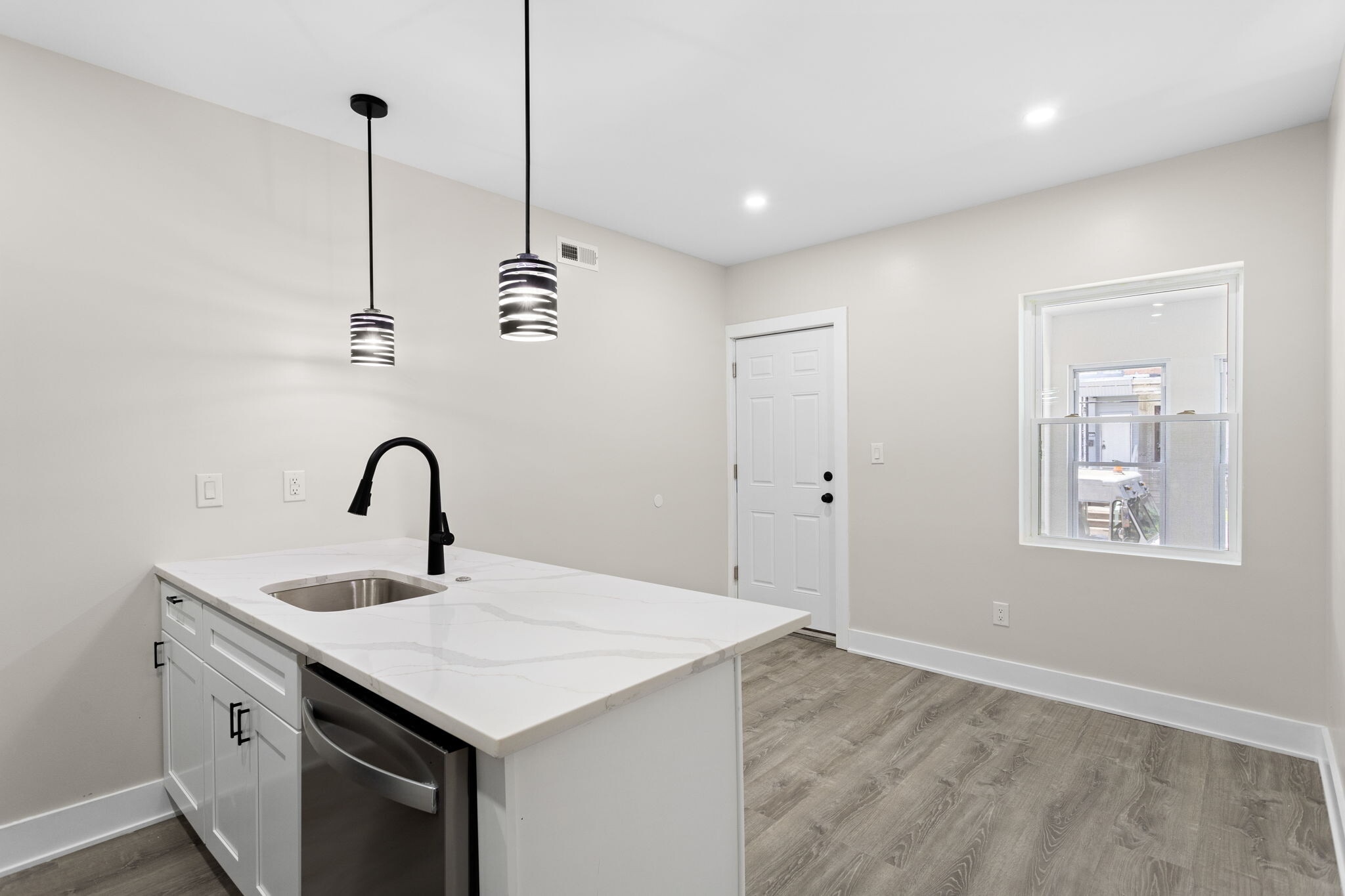 Unit 1 kitchen/living area - 811 S 56th St