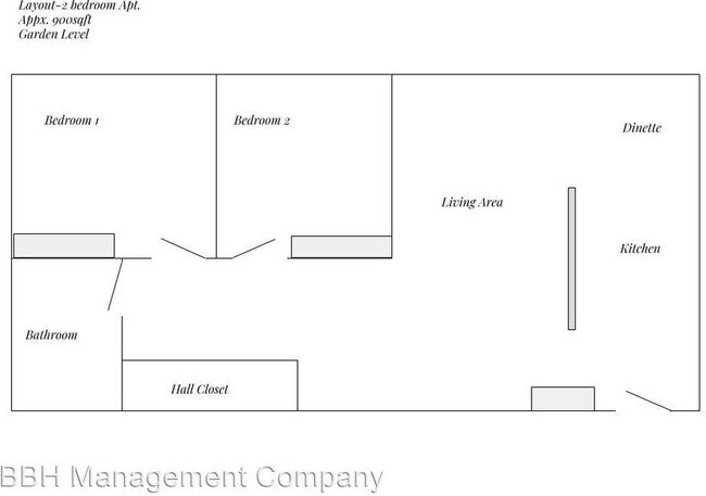 Floorplan - Ridgewood Apartments
