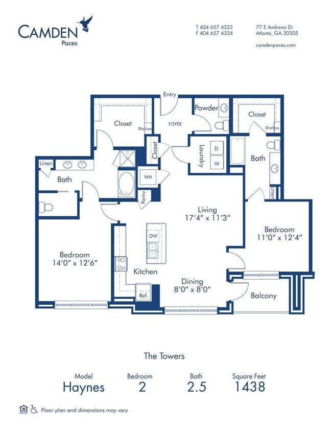 Floorplan - Camden Paces