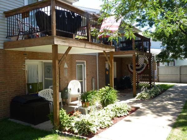 Patio off of livingroom - 327 Garfield St