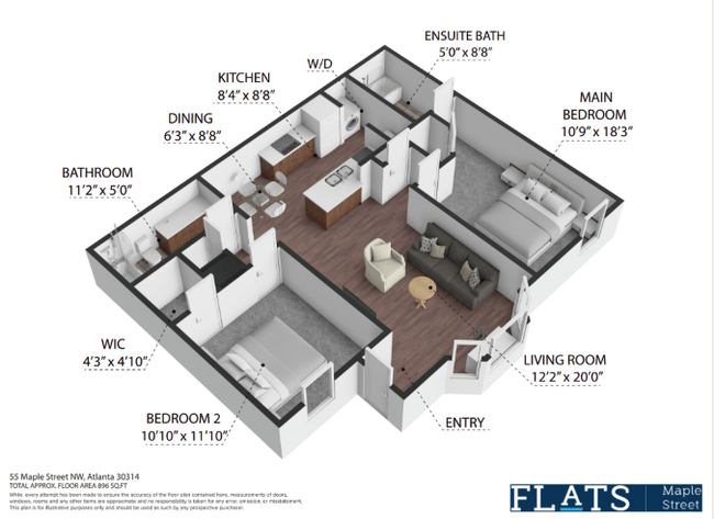 Floorplan - Flats on Maple Street