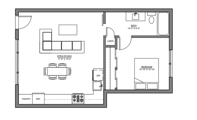 Floorplan - Black Swan Apartments