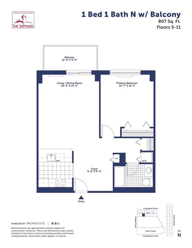 Floorplan - The North Constitution