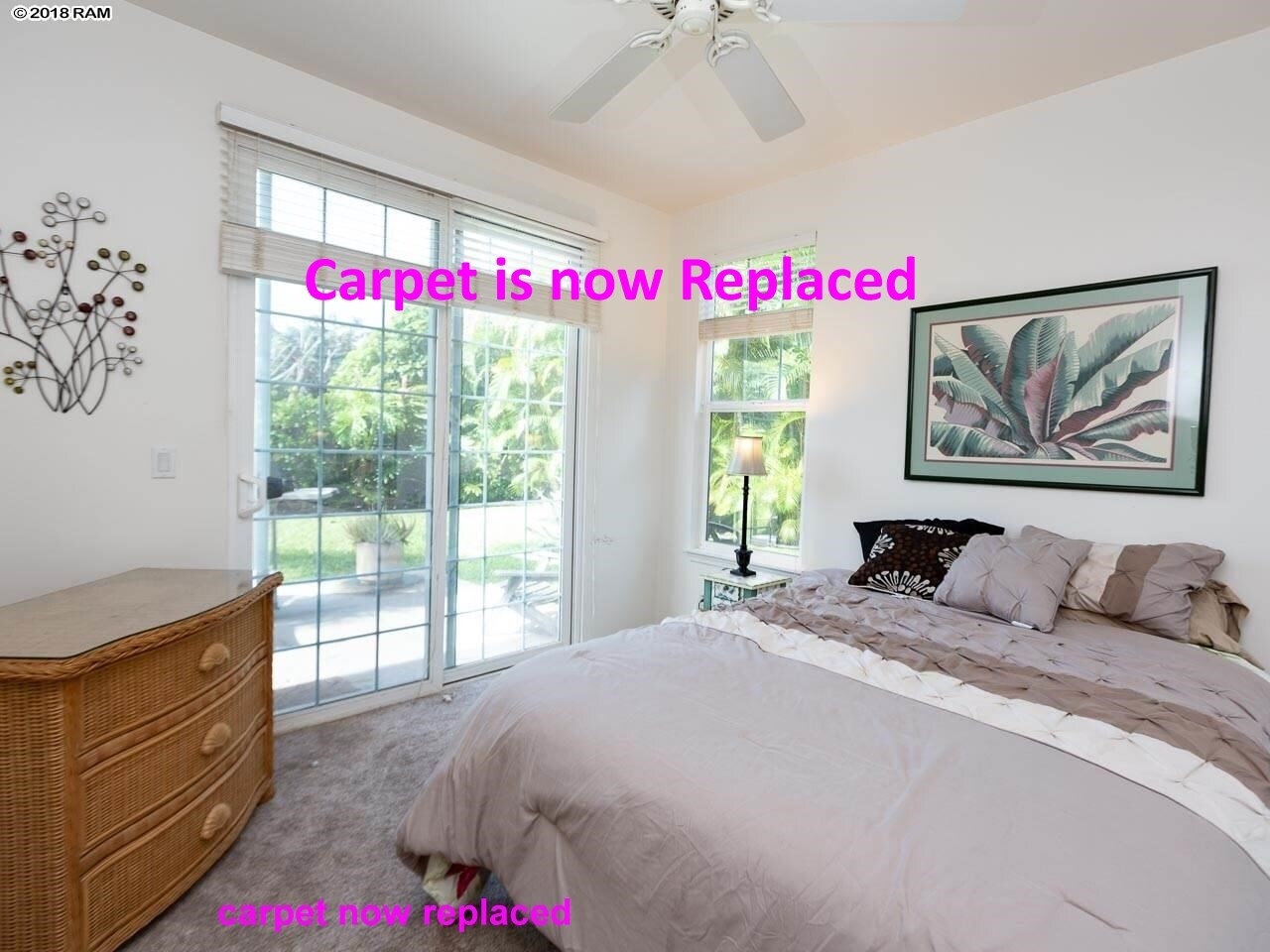 1st Flr - 1st of 2 guest bedroom - prior tenants furniture - 214 A Kuli Puu St