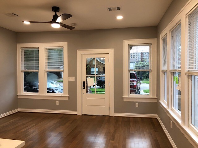 living room view of front door - 1742 W Main St