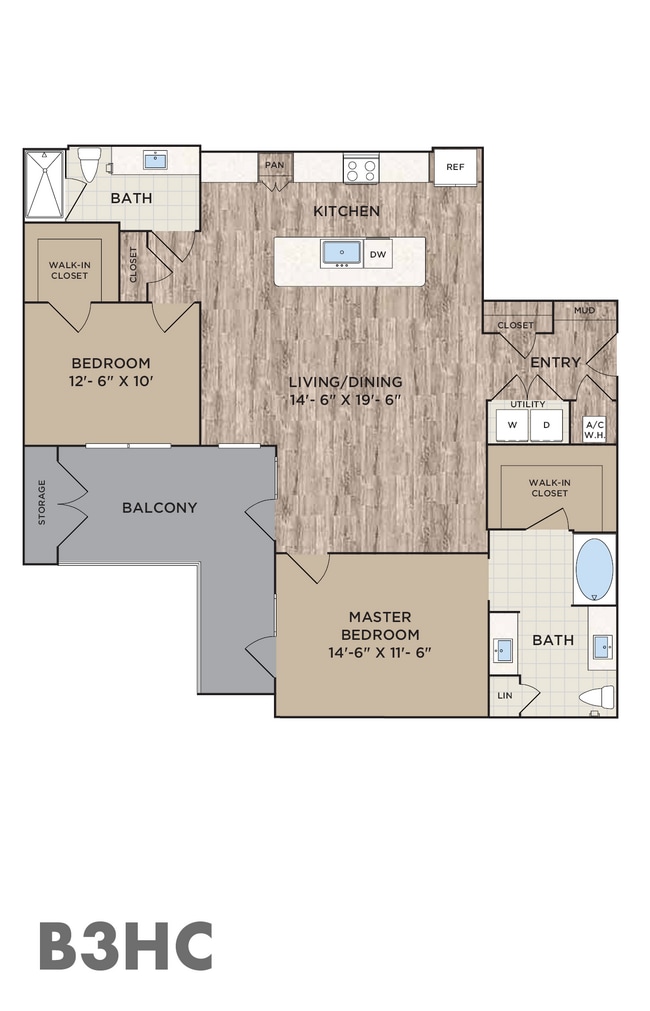 2 BED / 2 BATH - The Westerly