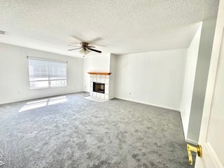 Master Bedroom romantic fireplace - 306 Snowshoe Ct