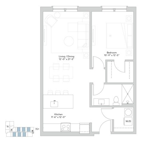 Floorplan - 520 E Armour