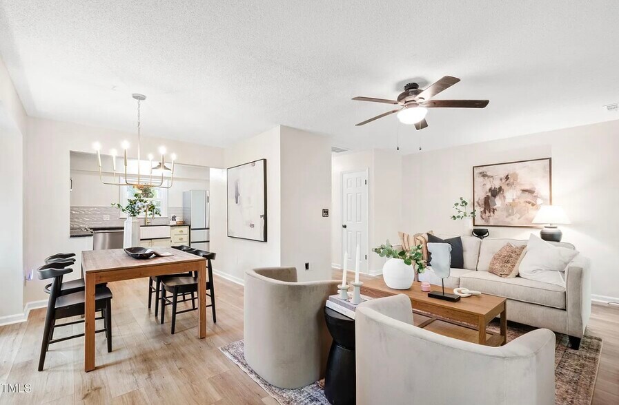 Ample dining area with open floor plan. - 115 Inverness Ct