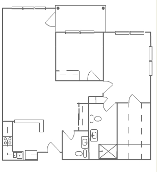 2BR/1.5BA - The Gardens Independent Living