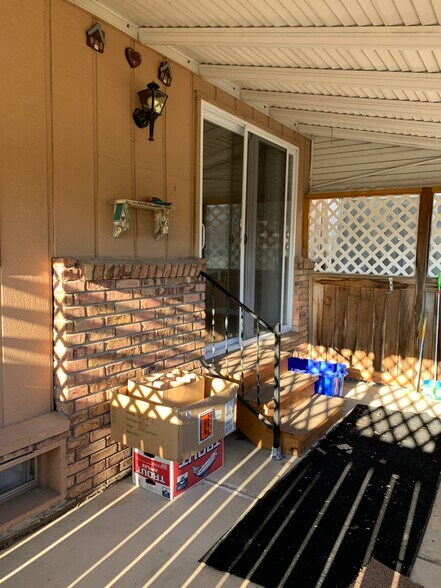 back porch - 61035 11 Mile Rd