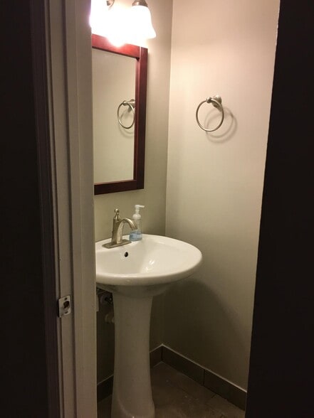 1/2 Bath downstairs - 108 E Brooks Ave