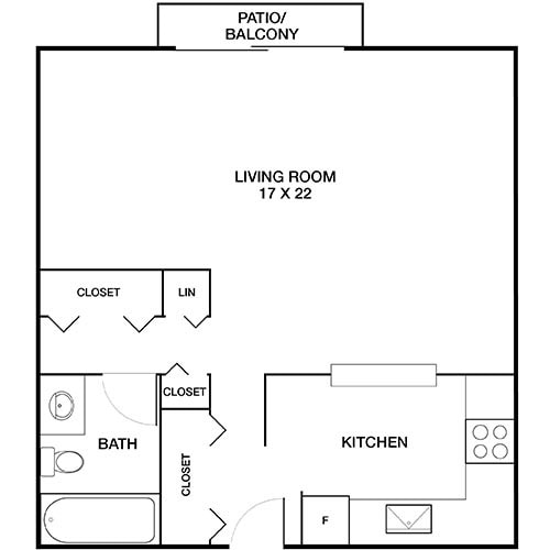Floorplan - Yorktown Apartments