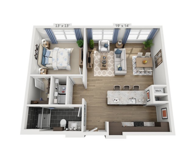 Floorplan - Overture Fair Ridge 62+ Active Adult Apart...