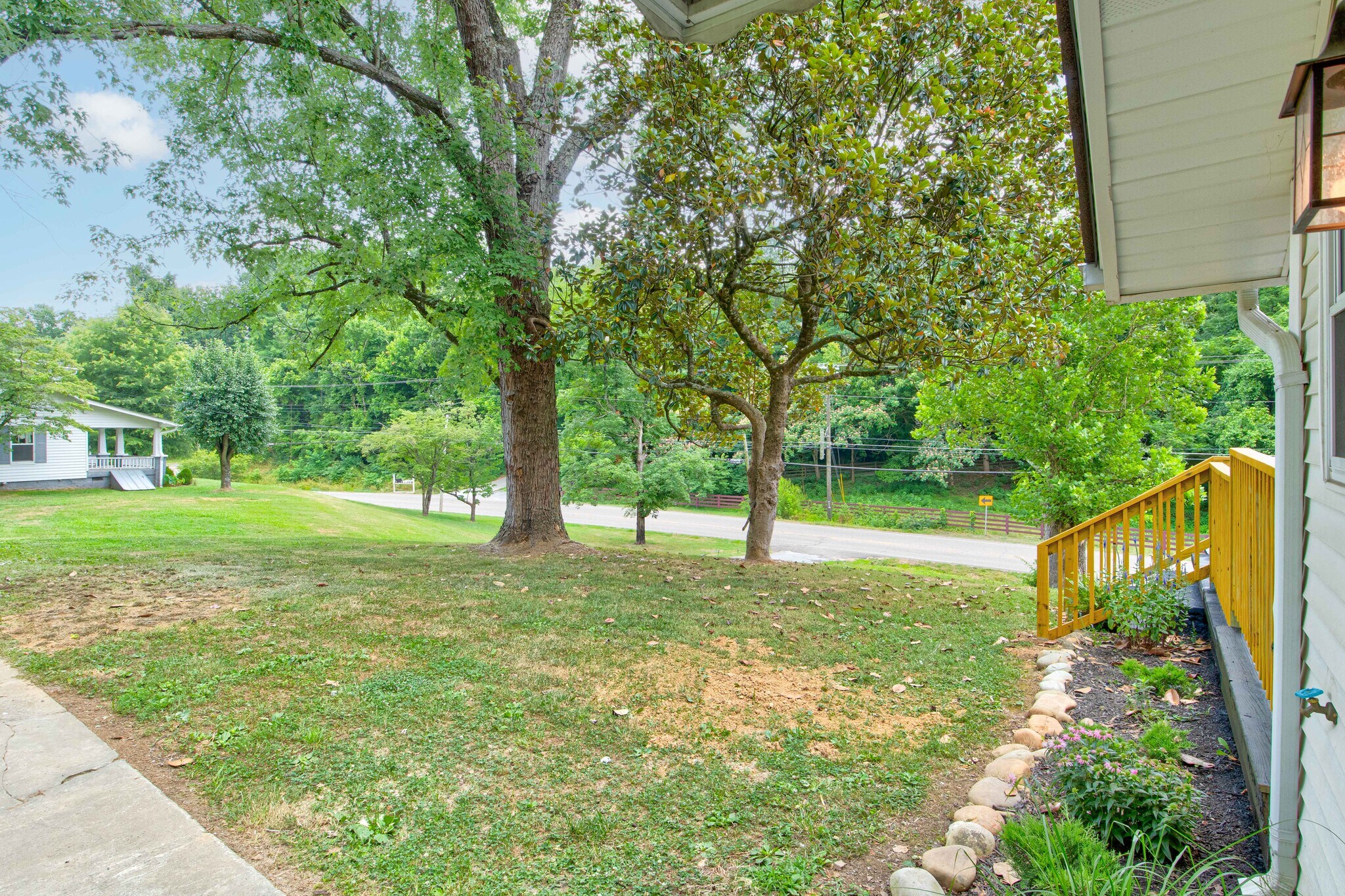 View from the kitchen door - 4401 Strawberry Plains Pike