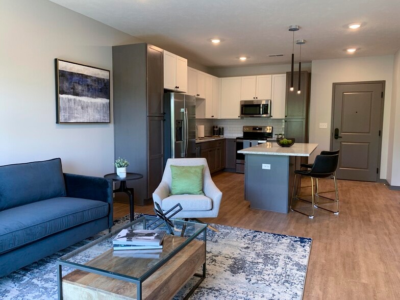 Modern finishes, open layouts, and a vibrant community atmosphere define life at Haven at Uptown. - Haven at Uptown