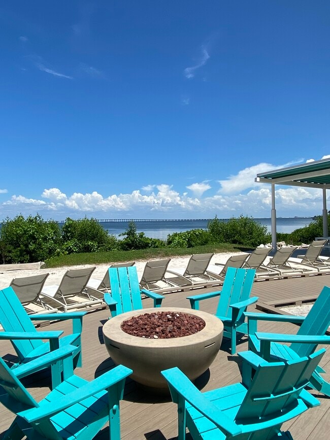 Beachside fire pit and deck chairs! - 19369 US Highway 19 N