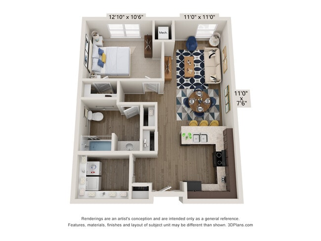 1 Bedroom - Reserve at Palestine