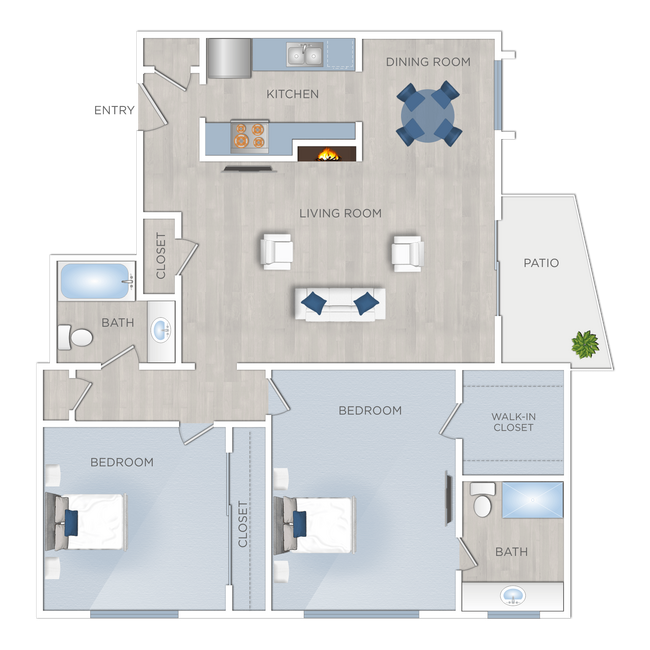 Floorplan - Kester Ave. Apts.