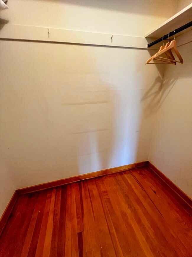 The front bedroom has lots of storage and hanging space. - 228 W Lexington Blvd