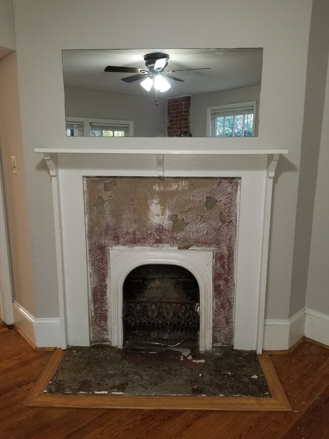 Decorative fireplace in bedroom - 300 Oxford Pl NE