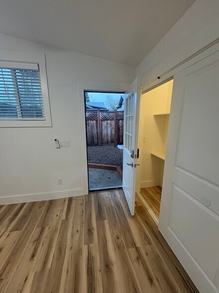 Bedroom - back door - 1207 Humboldt St