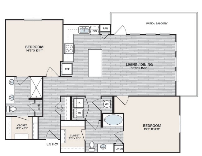 Floorplan - Mercer 1900