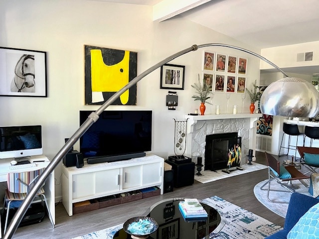 Fireplace - 310 Tahiti Way