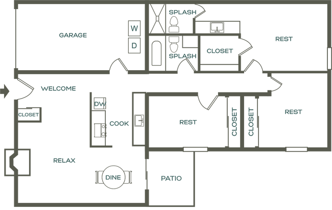 Floorplan - Timbre Apartments