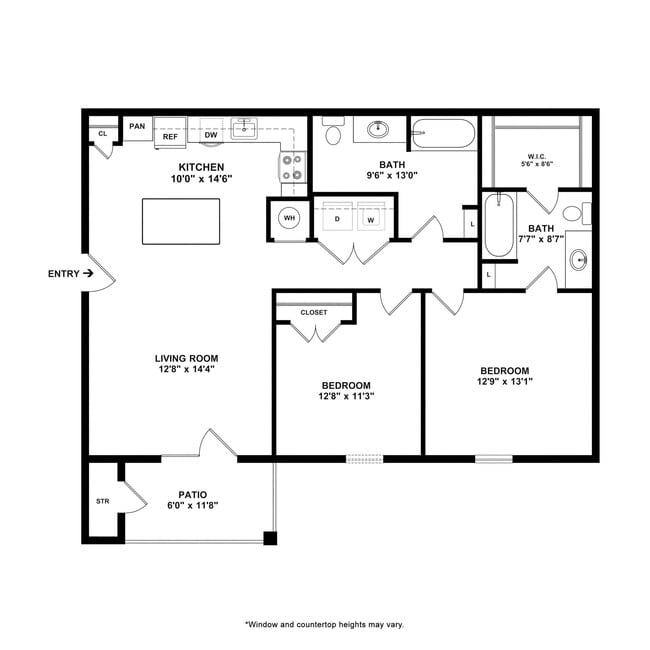 Floorplan - Smyrna Village Apartments of Louisville