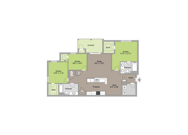 Floorplan - Ansley at Roberts Lake