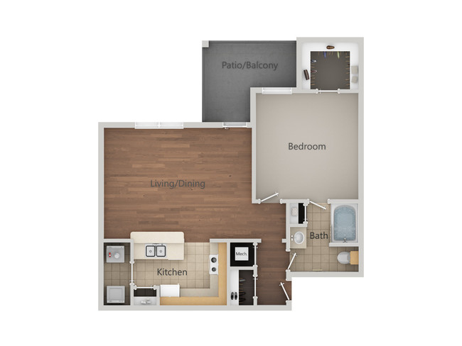 Floorplan - Riviera Apartments