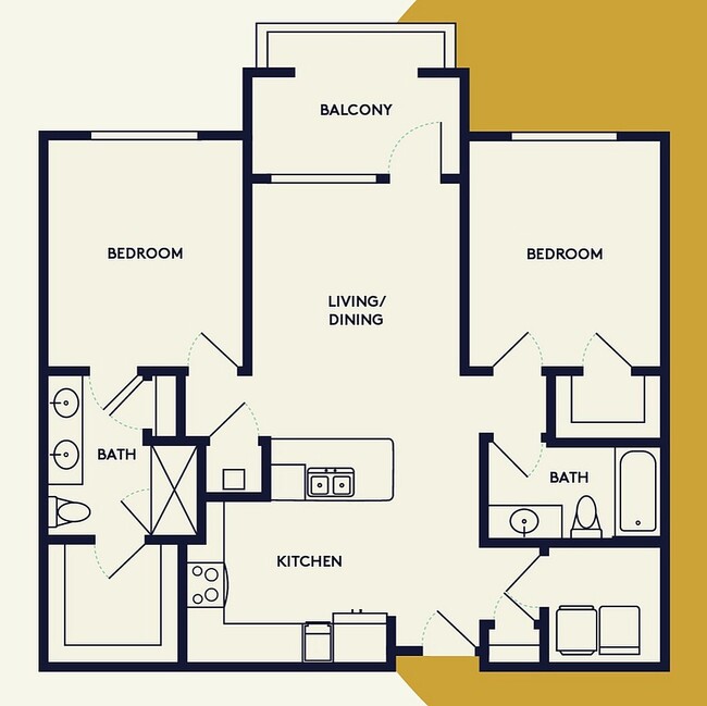 B1-ALT2 | 2bed 2bath - Creekside Park The Grove