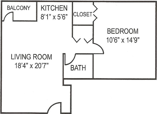 1BR/1BA - Armenara Plaza